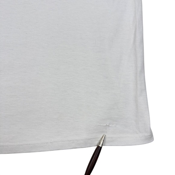 Vtg 1991 Jerzees Road Race Tee Men's M/L White Running‎ Labor Day Macon Tracks - Picture 6 of 9